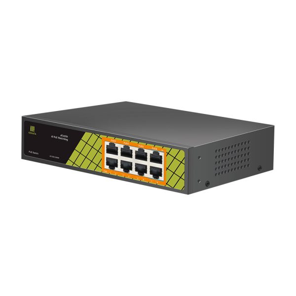 Genata GNT-P1008G6 8 port Gigabit POE switch