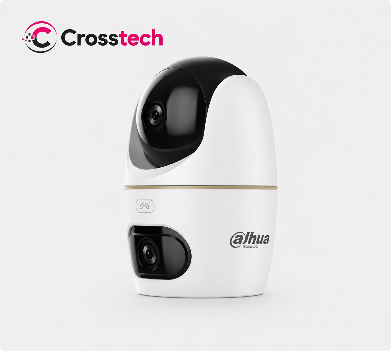 Crosstech Dual-Lens Security Camera - Indoor Camera